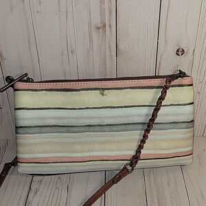 Elliot Lucca Crossbody Bag Multicolor Clutch Stripe Purse